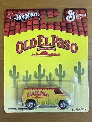 Hot Wheels Pop Culture General Mills Old El Paso Super Van w/Real Rider Wheels