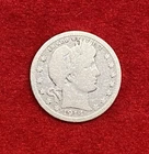 1914-D **BARBER QUARTER** {{90% SILVER}} LIBERTY ((ALL 13 STARS)) QUARTER COIN!