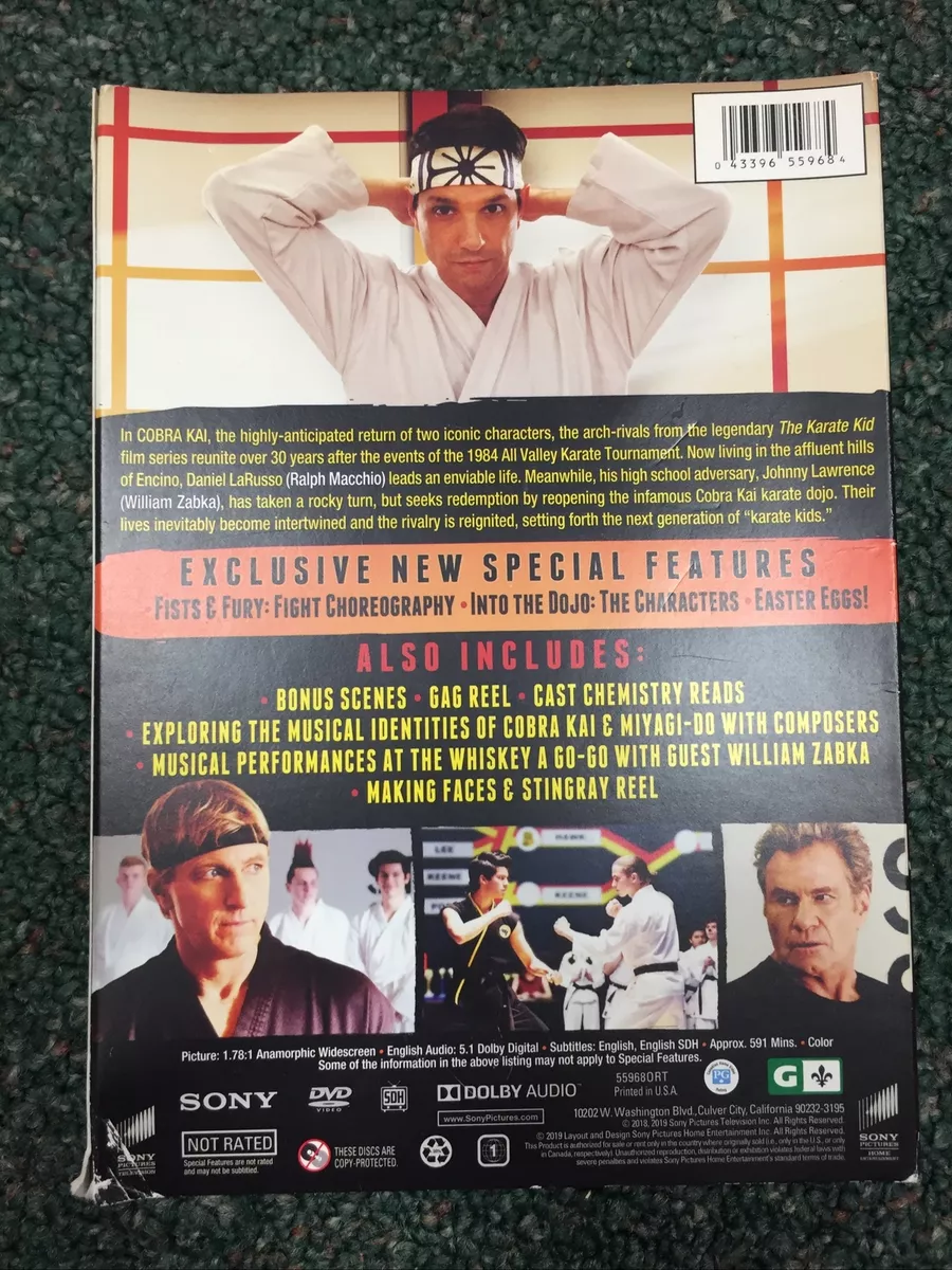 Cobra Kai: Seasons 1 & 2 (DVD) for sale online