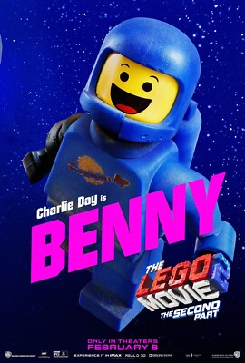 2019 The LEGO Movie 2 The Second Part Movie Poster 11X17 Emmet Batman    