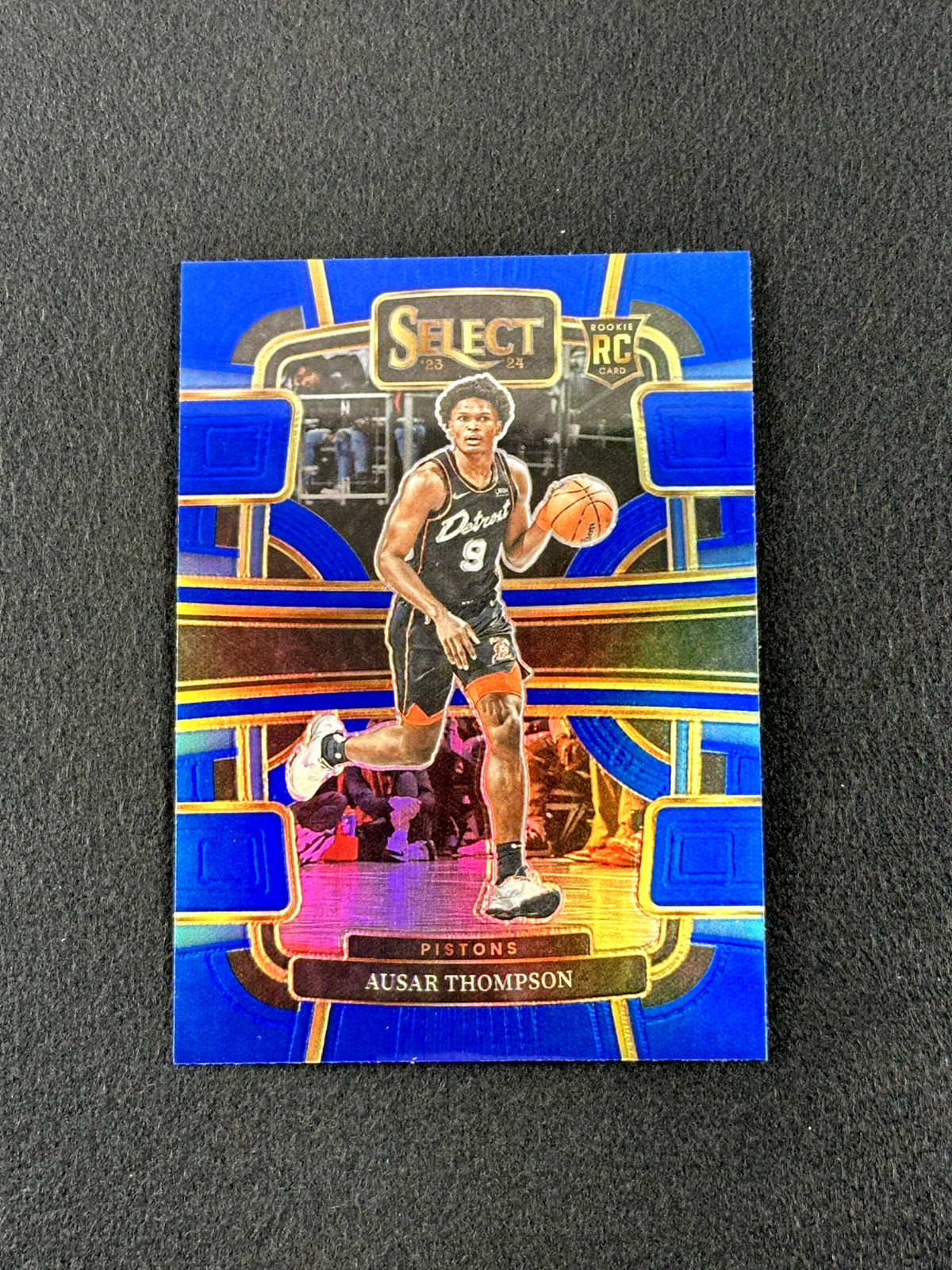 2023-24 Panini Select AUSAR THOMPSON Blue Concourse Prizm RC #95 Detroit Pistons