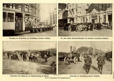 Vom belgischen Kriegsschauplatz * 4 historische Aufnahmen von 1914