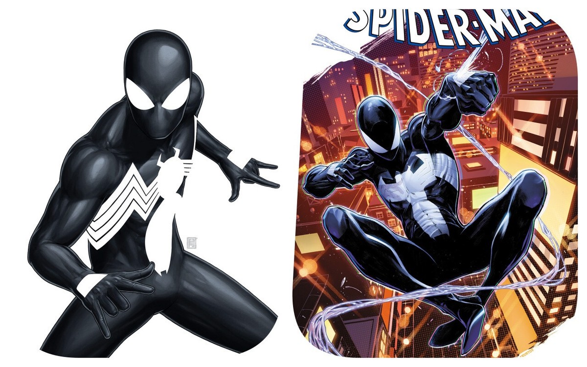 AMAZING SPIDER-MAN #50 JTC NEGATIVE SPACE + IBAN BLACK COSTUME