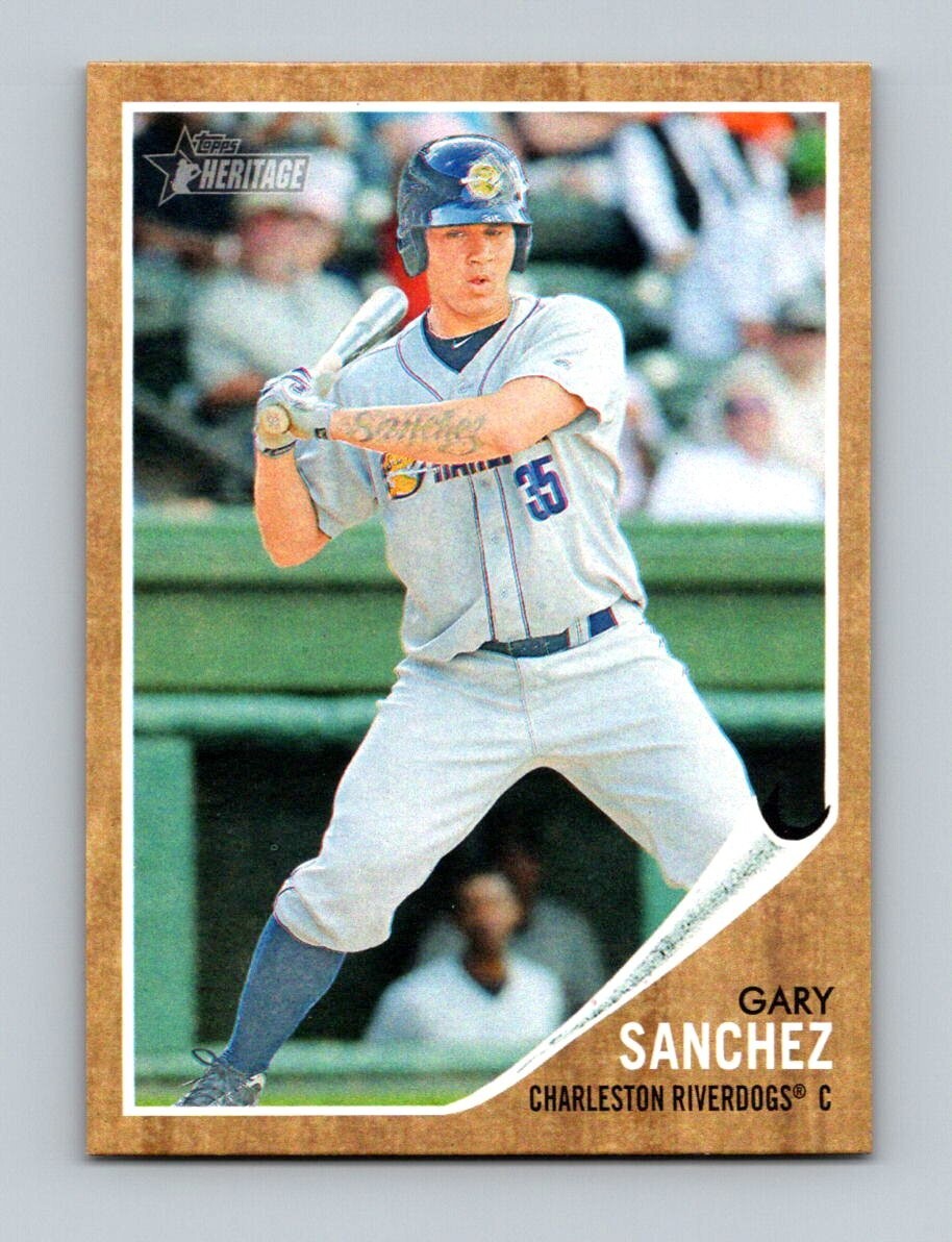 2011 TOPPS HERITAGE MINOR LEAGUE EDITION #39 GARY SANCHEZ