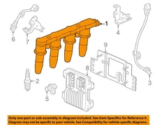GM OEM 09-18 Aveo Electrical Ignition System-Ignition Coil 25186687