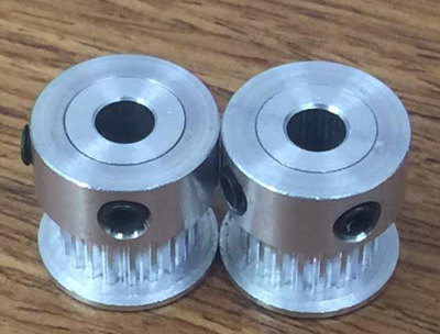 2 pcs 2GT 2mm Pitch Drive Pulley 5mm Bore 6mm Width 16 Teeth for 3D Printer GT2 