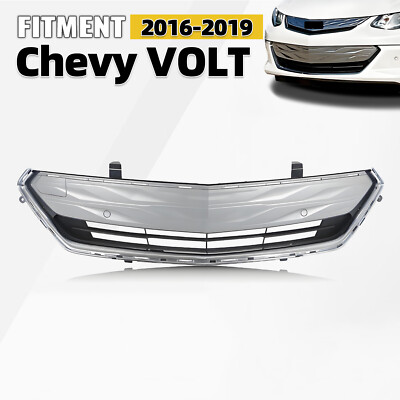 Front Bumper Lower Grille Grill W/O radar holes For 2016-2019 Chevrolet Volt