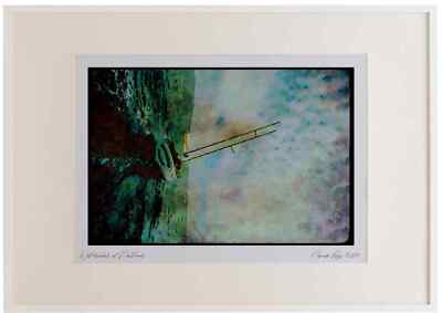 Sailing 007036 Ketch Aft With Mackerel Sky Watercolour Picture Frame Ltd Ed A2