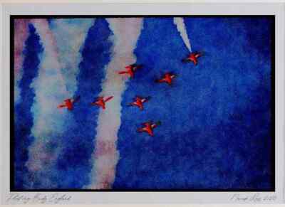 359074 BAe Hawk T Mk 1A The Red Arrows Royal Air Force Ltd Ed A3 Aquarell
