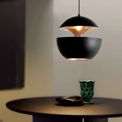 LOFT MODERN PENDANT LIGHT DEKO BY LUXMIIANOO MATTE BLACK .