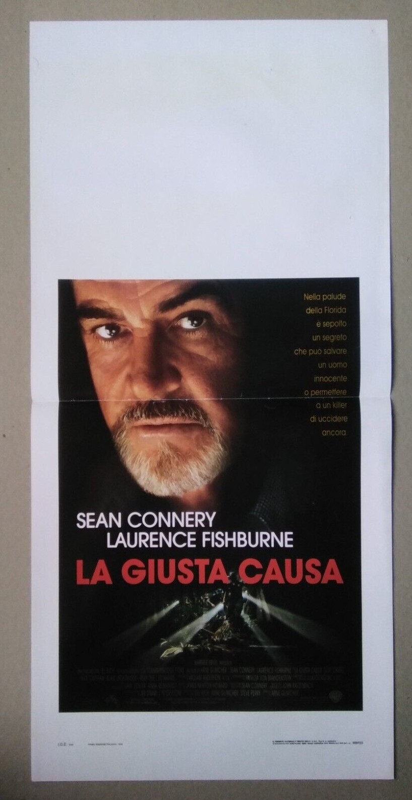 Locandina originale film La giusta causa (1995) - Regia di Arne Glimcher