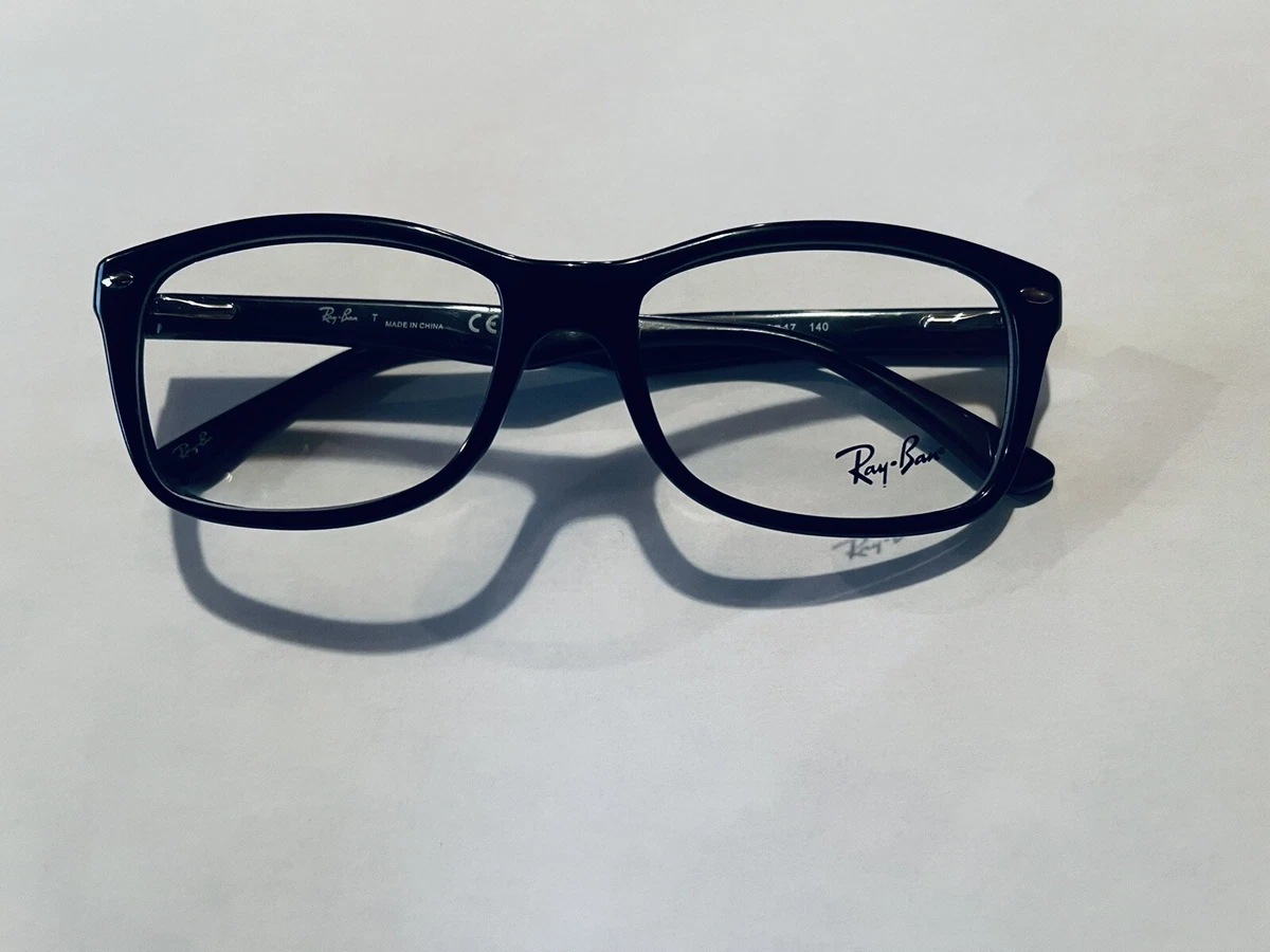 Black Ray Ban RB5228 2000 50 17 140 Unisex Square Eyeglasses Frame