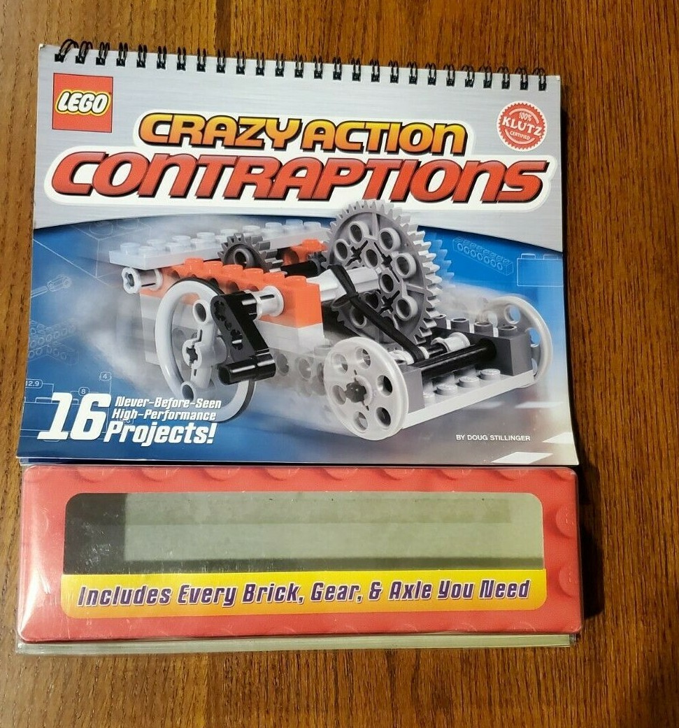 LEGO Crazy Action Contraptions KLUTZ 16 Projects includes 49 Page
