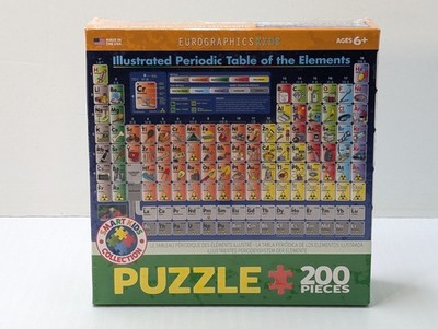 The Periodic Table of the Elements 200pc Jigsaw Puzzle Smart Kids Collection NEW