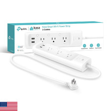 Kasa Smart Plug Power Strip KP303, Surge Protector with 3 Individually Controlle