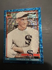 2025 Topps 75 1991 Topps 35th Anniversary  Sholess Joe Jackson Blue Foil/150