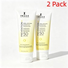 2 Pack IMAGE Skincare PREVENTION Daily Ultimate Protection Moisturizer SPF 50