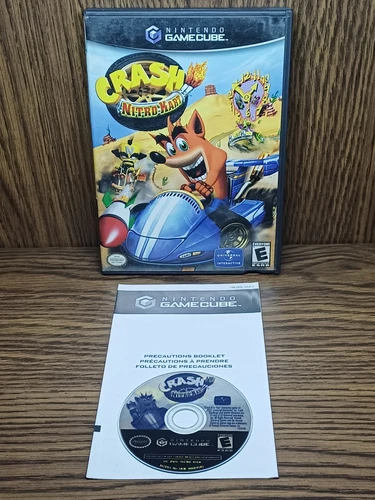 Crash Nitro Kart Nintendo GameCube 2003 Authentic Rare Disk Only Working 