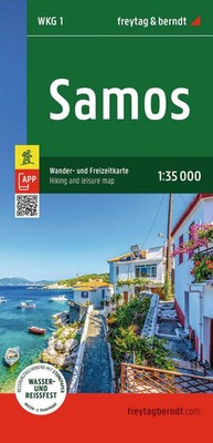 freytag & berndt Wanderkarte WKG 1 Samos 1:35.000 | Freytag & Berndt | 2024