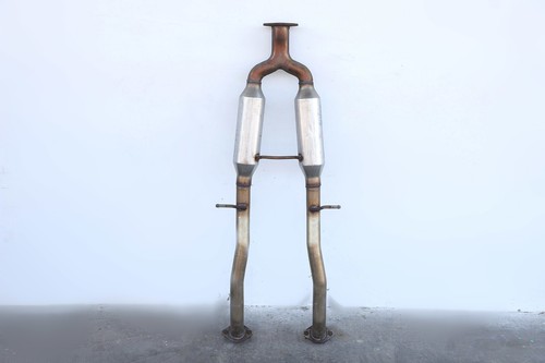 Nissan 370Z 09-20 Center Middle Exhaust Dual Pipe Muffler 20300-1EA0A, A964, OEM - Picture 2 of 4