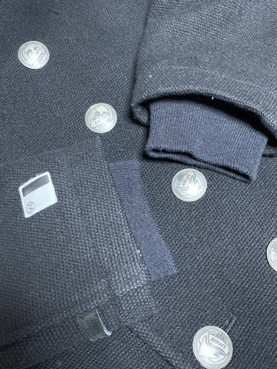 Initial BLACK WATCH Anchor Button Wool Peacoat M … - image 5