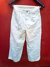 Women's Jeans 100% Cotton Off White Size M New with Tags Few Marks See Photos.
