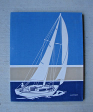 Vintage Marushka Canvas Screen Print Wall Art SAIL BOAT  20" x 16" on Wood Frame