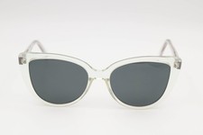 Carmichael Co Yc-39008 C6 Clear/Gray Cat Eye Polarized Sunglasses 54-18-145