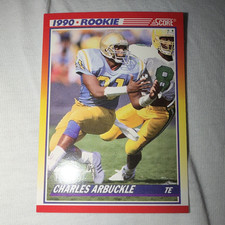 Score 1990 Charles Arbuckle Rookie RC #639 UCLA Bruins Football Trading Card. rookie card picture