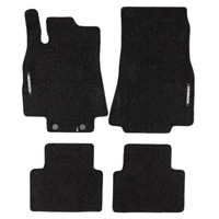 Velours FußMatten FüR Mercedes-Benz A-Klasse W169 2004-2012 Schwarz 4 Teile