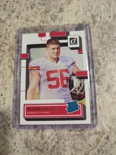 2022 DONRUSS RATED ROOKIE PORTRAIT RC GEORGE KARLAFTIS #361 KANSAS CITY CHIEFS