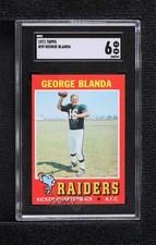 1971 Topps George Blanda #39 SGC 6 HOF 0uf1