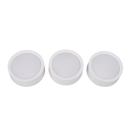 (White) Versatile LED Puck Light With Remote Control Timer Function Battery - Picture 3 of 12
