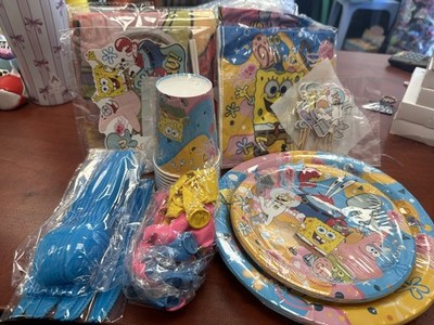spongebob birthday party decorating kit