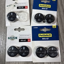 3 x 2 PetSafe RFA-67D 6V Batteries Fence Collar rfa67 PIF-275-19 PUL-275 A157