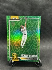 2026 Topps Series 1 - Jackson Merrill #229 - Padres - Green leaf Holiday Foil