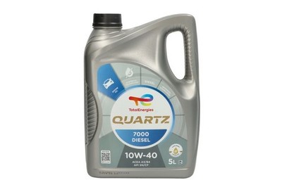 For TOTALENERGIES QUARTZ 7000 DIESEL 5L Engine Oil 10W40 5L Quartz 2216284 Engi