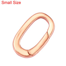Push in Gate Lock Oval Jewelry Clasp Gold Silver Black Rose Gold Push Gate Clasp