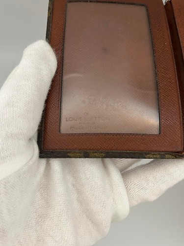 Louis Vuitton Monogram Card Wallet Card Case Leather Brown USED E1213-5 - Picture 17 of 24