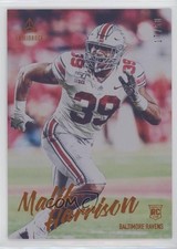 2020 Panini Luminance Rookies Orange 17/50 Malik Harrison #134 b9e