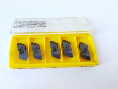 (5) KENNAMETAL NA3L6 KC5010 Top Notch Carbide Indexable Threading Insert TiAlN