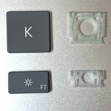 Microsoft Surface Laptop Go  PLATINUM SINGLE REPLACEMENT KEYS KEYCAPS 1943 