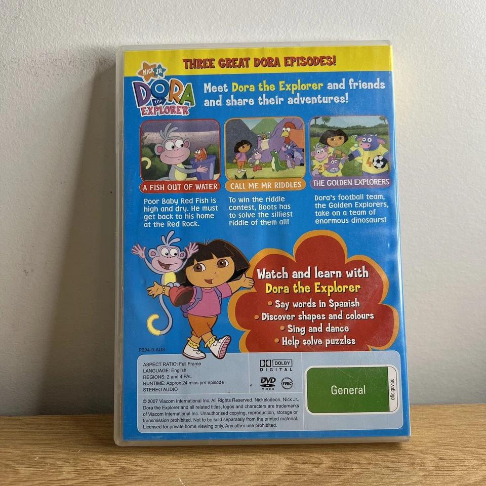 Dora The Explorer DVD Collection Volume 9 (DVD) Animation Region 4 &2 - Image 2 of 4