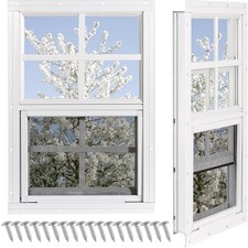 Shed Windows 2 Pack Chicken Coop 14x21 Tempered Fiberglass Vertical Lodge