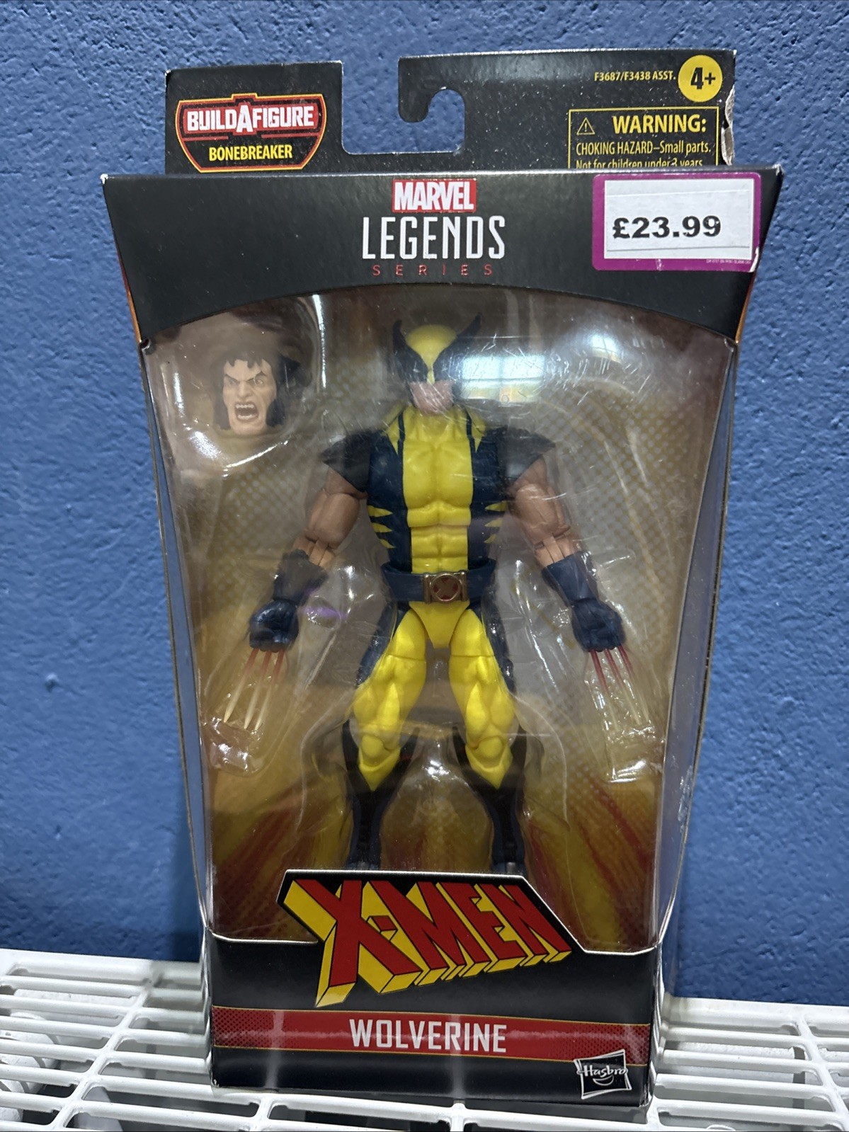 Marvel Legends Wolverine Bonebreaker BAF Series Action Figure 2002 NEW BOX WORN