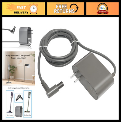 Dyson Gen5 Detect & Outsize Vacuum Charger - 43.25V Replacement AC Adapter