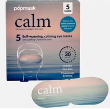 Popmask Calm Self Warming Steam Eye Mask Compress 5 Pack