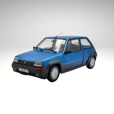 Solido Renault 5 GT Turbo Mk.1 1985 1/18 Blue Diecast Model Car