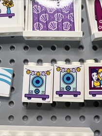 LEGO Friends 41317 Sunshine Catamaran Parts Lot of 8 Replacement Panel Slope