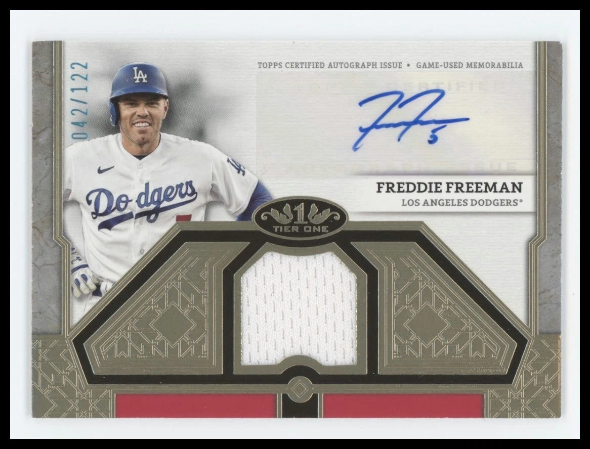 Freddie Freeman Baseball Sports Trading Cards & Accessories